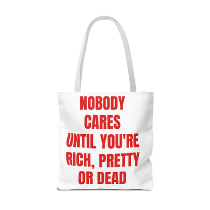 Bold Statement Tote Bag, Funny Tote for Inspiration, Motivational Shopper Bag, Gift for Friends, Unique Everyday Bag