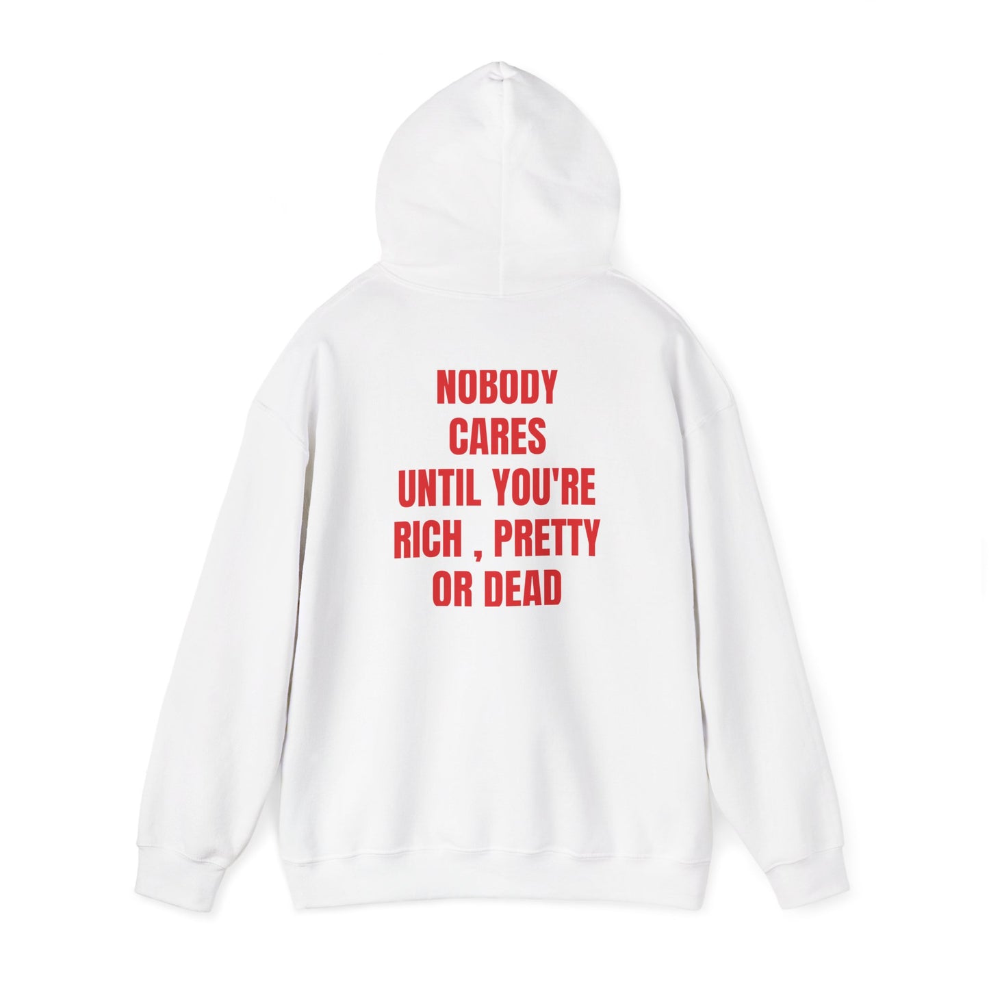 Bold Statement Hoodie - Unisex Heavy Blend Sweatshirt, Casual Streetwear, Gift for Friends, Fall Fashion, Motivational Humor