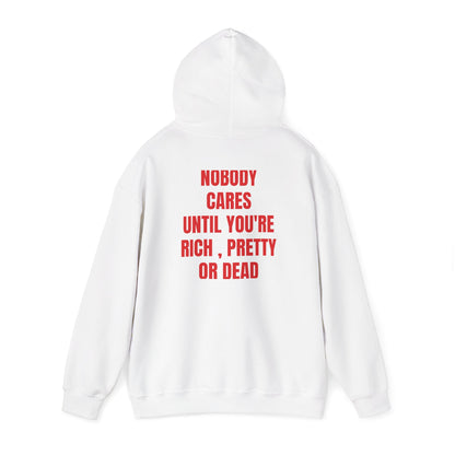 Bold Statement Hoodie - Unisex Heavy Blend Sweatshirt, Casual Streetwear, Gift for Friends, Fall Fashion, Motivational Humor