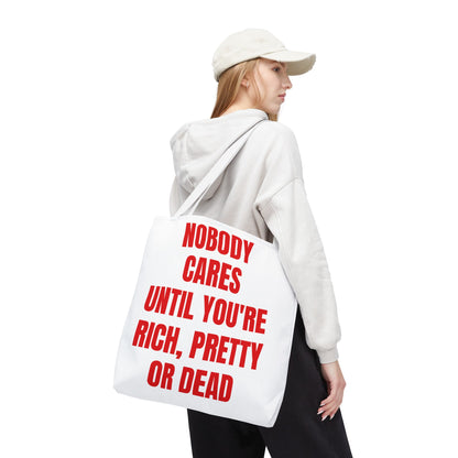 Bold Statement Tote Bag, Funny Tote for Inspiration, Motivational Shopper Bag, Gift for Friends, Unique Everyday Bag