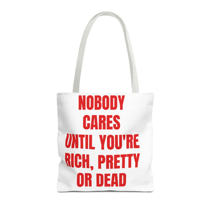 Bold Statement Tote Bag, Funny Tote for Inspiration, Motivational Shopper Bag, Gift for Friends, Unique Everyday Bag