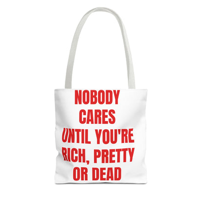 Bold Statement Tote Bag, Funny Tote for Inspiration, Motivational Shopper Bag, Gift for Friends, Unique Everyday Bag